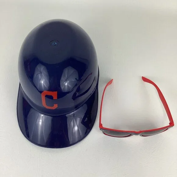 Cleveland Indians Guardians Replica Baseball Batting Helmet Lexus Sunglasses MLB - Picture 3 of 10